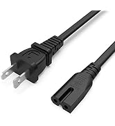 Superer 6FT Polarized Sewing Machine Power Cord, AC Replacement Cable | Fit for Brother, Singer, ...