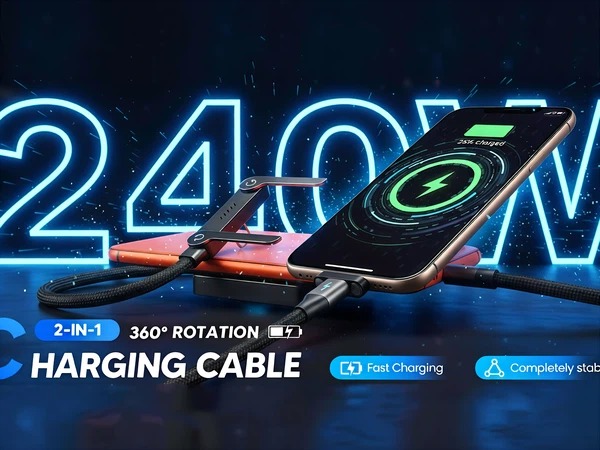  Invisible Holder Charger Cable