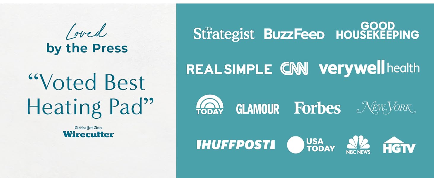 loved by the press best heating pad on