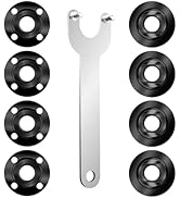 Angle Grinder Attachments 9PCS Nut Grinder Angle Grinder Wrench Kits 5/8-11 Flange Metal Lock Nut...