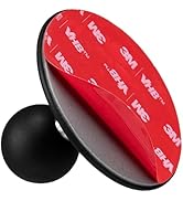 FANAUE Flex Adhesive Ball Base Compatible with RAM Mounts B Size Double Socket Arm, 1" Ball Head ...