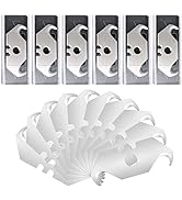 Harita Box cutter Utility knife Hook Blades refills 60 Pack, Standard Size Utility Knife Refill B...
