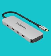 EZQuest USB C Hub - 7 in 1 USB C Splitter 10Gbps Ultra-Fast with 3X Gen 2 USB-C Hub Ports 10Gbps,...