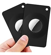 2 Pack Airtag Wallet Holder, Ultra Thin Card Case for Apple AirTag | Lightweight Holder for Walle...