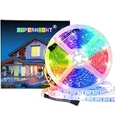 SUPERNIGHT RGBWW LED Strip Light IP65 Waterproof RGB Color Changing Rope Lighting with Warm White...