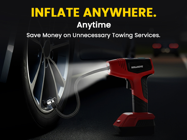 BULLSEYE PRO AIR TIRE INFLATOR