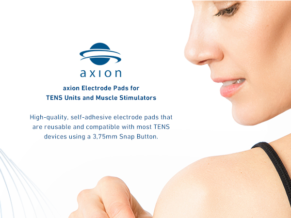 axion offer tens unit electrode pads with 3,75mm Snap Button