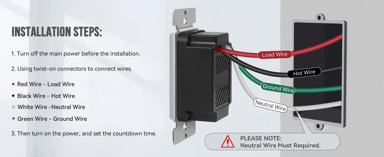 countdown timer switch