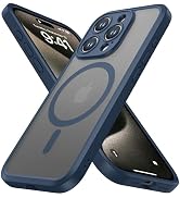 ImpactStrong Magnetic Guard Designed for iPhone 15 Pro Max Case [Camera Protection] [Military Gra...