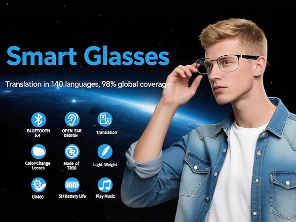 smart glasses with Translation