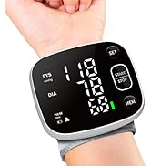 Blood Pressure Monitor Rechargeable Blood Pressure Monitors for Home Use Adjustable Automatic Wri...