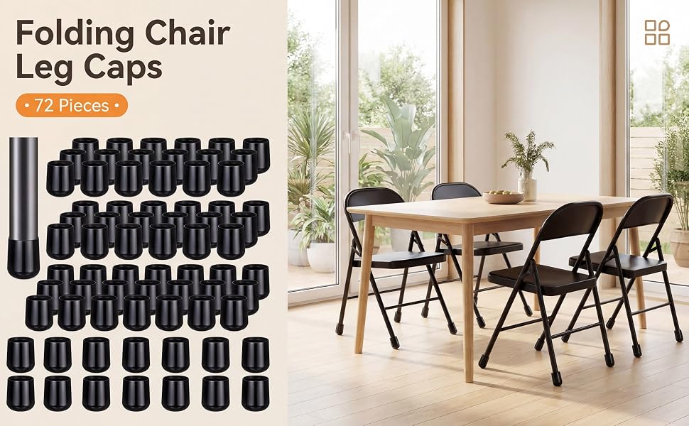 rubber chair leg caps
