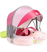Mambobaby Float with Canopy and Tail New Upgraded Non-Inflatable Baby Pool Float Mambo Float Swim...