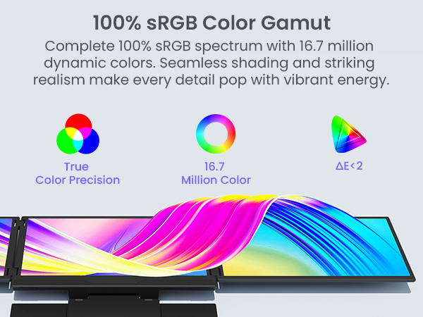 100% sRGB Color Gamut
