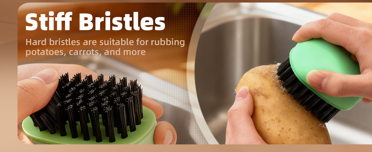 Vegetable Brush Scrubber for Food