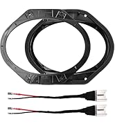 6x9 Speaker Adapter Mount and Wiring Harness for Ford F-150 2015-2024, Car Front Rear Door Speake...