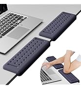 Leolee L-Shaped Desk Elbow Pads for Desk, Deep Blue Memory Foam Arm Rest for Desk with Non-Slip B...