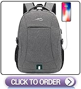 Laptop Backpack, Business Travel Anti Theft Bookbag with USB Charging Port for School College Wor...