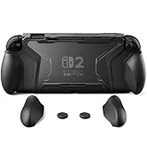 playvital for Switch 2 Beyond-Grip Protective Case, Interchangeable FPS/Omni Ergonomic Grips + Mi...