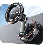 Miracase for MagSafe Car Mount[3600gf Strong Magnet &amp; 89+LBS Suction Base]Vacuum Magnetic Phone H...