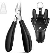 Ingrown Toenail Clippers for Thick Toe Nails, Straight Nail Clippers for Men, Heavy Duty Toe Nail...