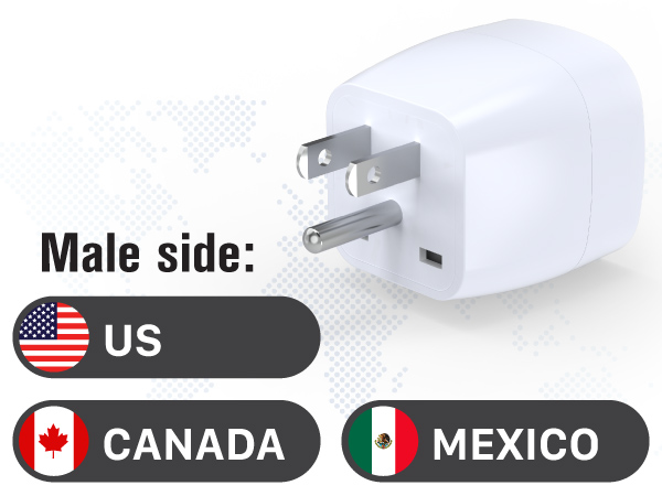 male side north american countries