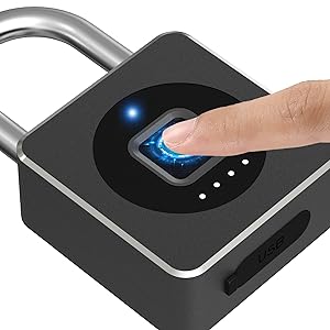 fingrtprint padlock