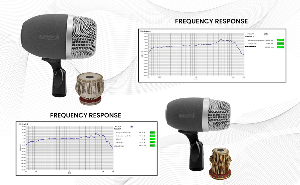 Tabla Mic Snare Tom Instrument Drum Microphone Dynamic Unidirectional