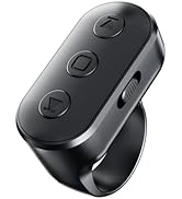 Scrolling Ring Remote for TikTok YouTube IG Shorts Video Landscape Portrait, Fingertip Wireless S...