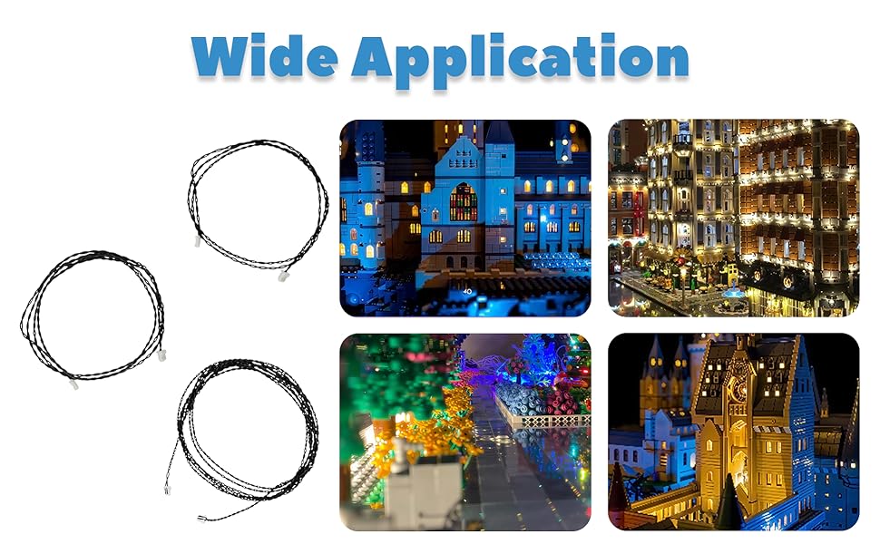 Connecting cables for diy lego/moc A+5