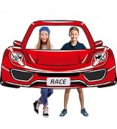 Racing Car Birthday Party Decorations Race Car Themed Photo Booth Props Racing Fabric Party Photo...