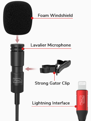 finch lapel microphone for iphone
