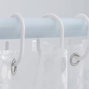 plastic hooks shower curtain