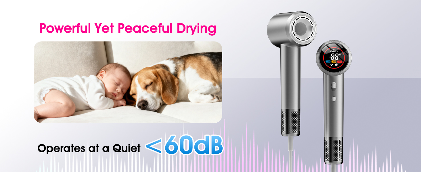 Low Noise Hair Dryer