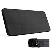 CaSZLUTION Keyboard Dust Cover for Logitech K400 Plus Wireless Touch Keyboard, Stretch Spandex Fa...