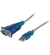 StarTech.com 1 Port USB to Serial RS232 Adapter - Prolific PL-2303 - USB to DB9 Serial Adapter Ca...