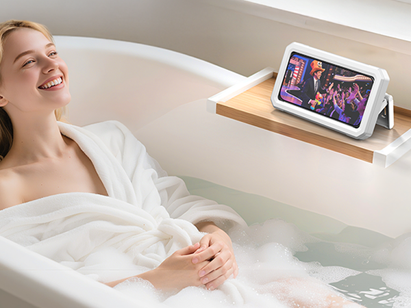 waterproof phone holder for shower