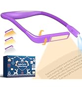 Neck Reading Lamp Purple Gifts For Women Book Lovers Knitting Crochet Accessories, Stocking Stuff...