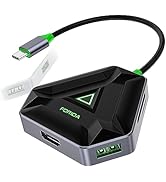 USB C Hub, USB C Docking Station with 3 USB A 3.0, 4K HDMI, SD/TF Card Reader, USB C Adapter Comp...