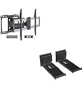 Weatherproof Outdoor TV Mount for 47-84 inch TV, Full Motion TV Wall Mount,Hold TV up to 132lbs&amp;&amp;...