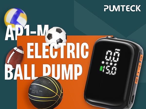 AP1-M Electric Ball Air Pump for Basketball Soccer Football Volleyball Rugby Sports Equipment