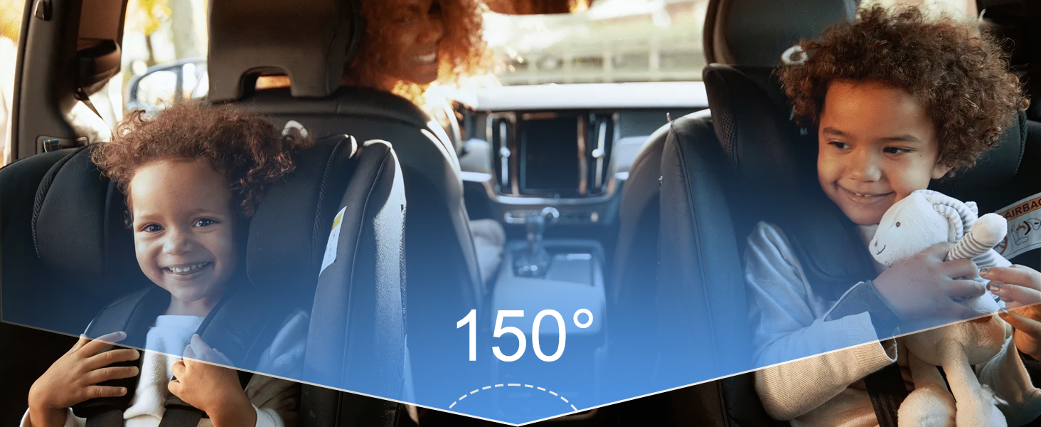 baby car camera 150° angle