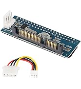 SinLoon 40 Pin IDE Female to SATA 22-Pin Male Adapter,ATA to Serial SATA Card Converter, for Desk...