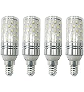 CTKcom 12W E14 LED Candelabra Light Bulb(4Pack),E14 Base LED Corn Bulb,100 Watt Equivalent LED Ch...