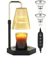 Candle Warmer Lamp Dimmable &amp; Timer Candle Warmer Height Adjustable for Jar Scented Candles for H...