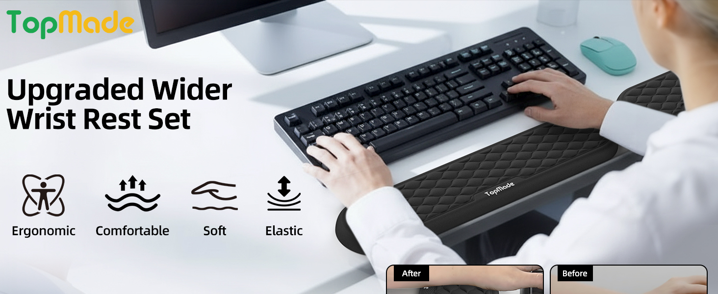 wider wrist rest