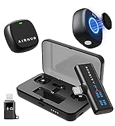 AIRHUG 4K Webcam, Webcam with Microphone, Adjustable Light Computer Camera with Privacy Cover, US...