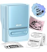 Nelko PM220 Bluetooth Label Maker Machine with Tape, 2 Inch Portable Thermal Printer for Small Bu...