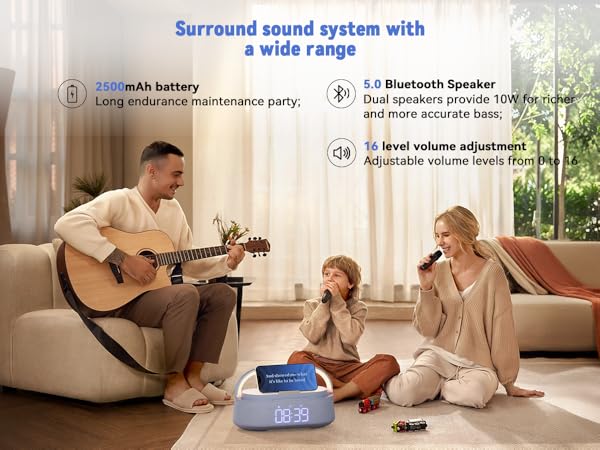 Bluetooth Speaker with alarm clock