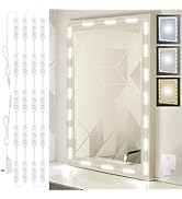 LPHUMEX LED Vanity Lights for Mirror, 12V Hollywood Style Bright Vanity Mirror Lights Stick on wi...